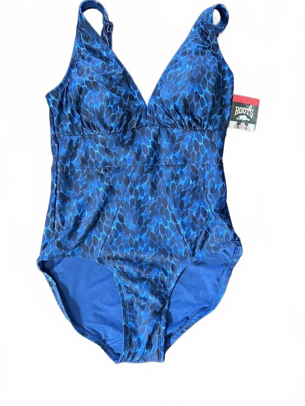 NWT Roots Bathing Suit One-Piece Women's Size 8